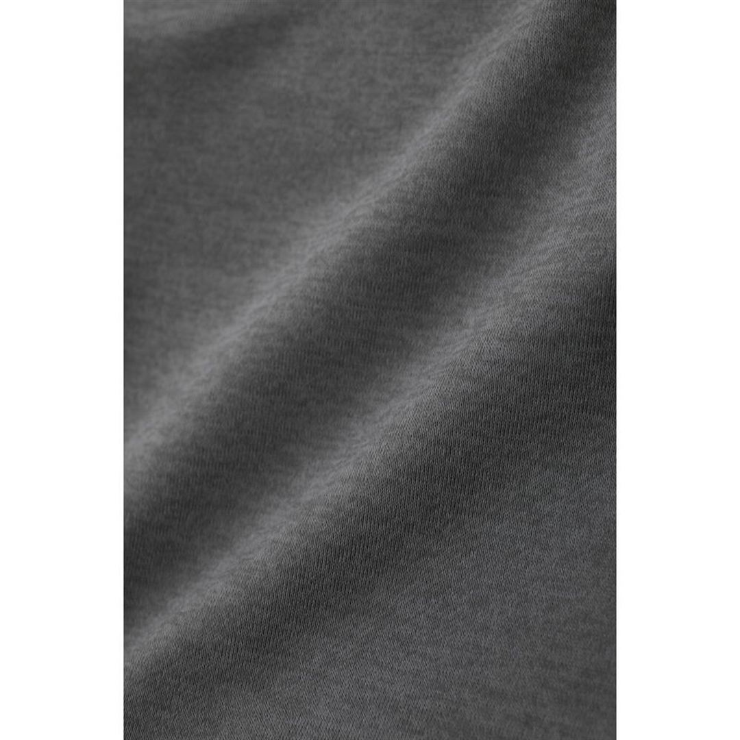 【CLANE】HALF ZIP LONG SLEEVE TOPS グレー杢 1