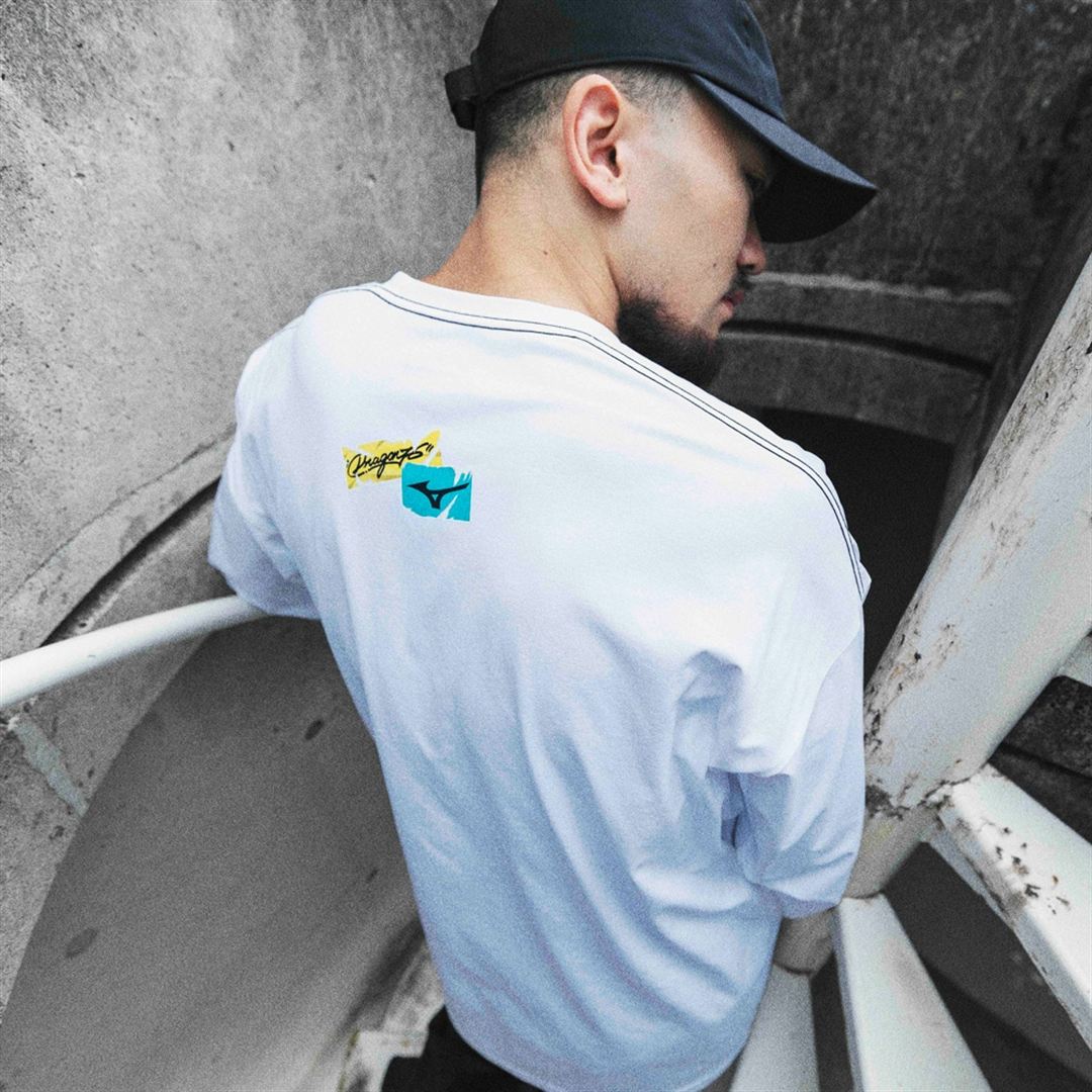 Dragon76ルーズフィットTシャツ(長袖) ホワイト XL