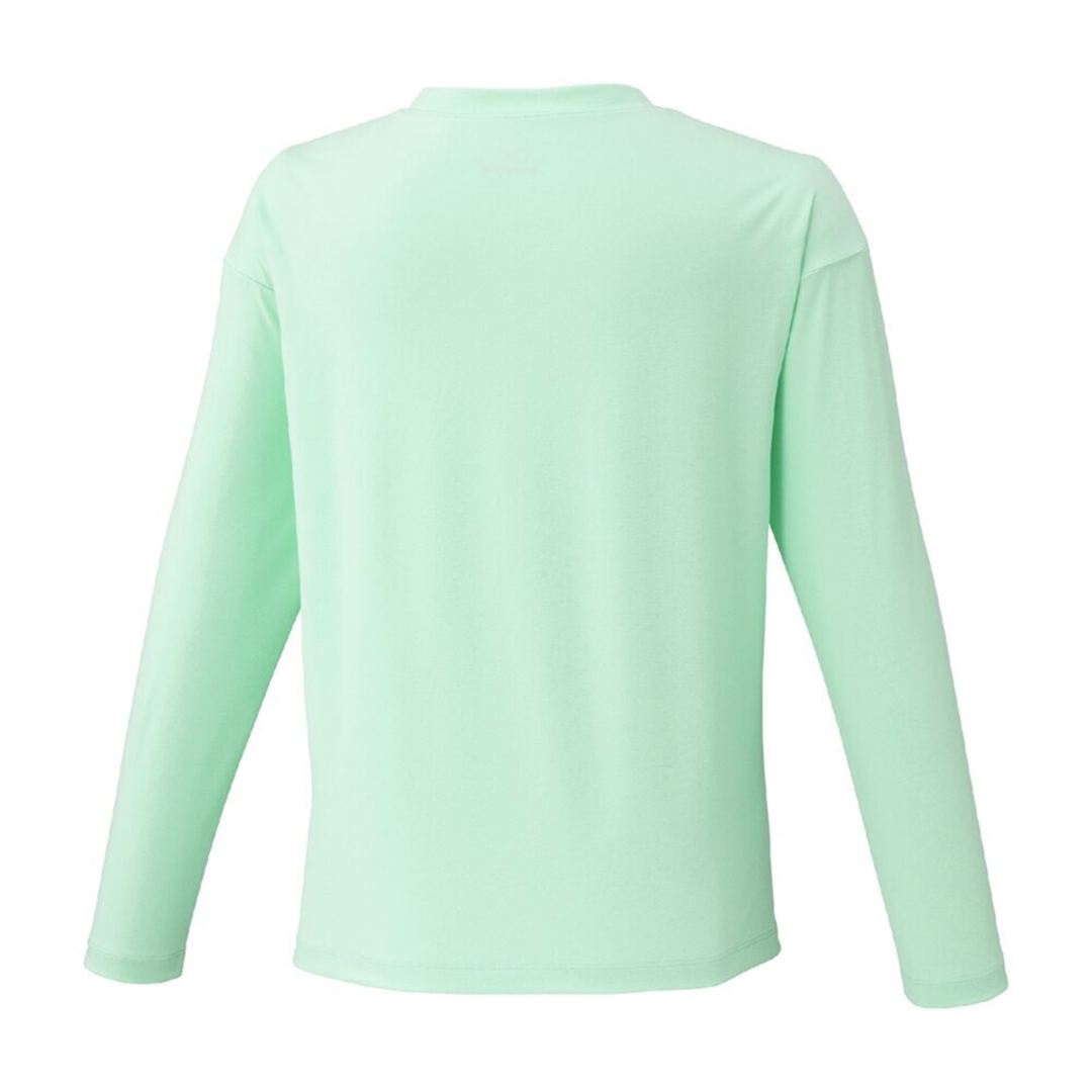 ソフトドライTシャツ(長袖) アクアグリーン XL