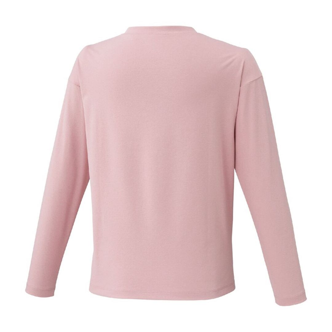 ソフトドライTシャツ(長袖) ピンク XL