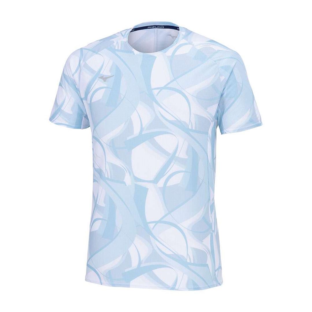 【汗処理／通気】ドライエアロフローTシャツ ライトブルー S