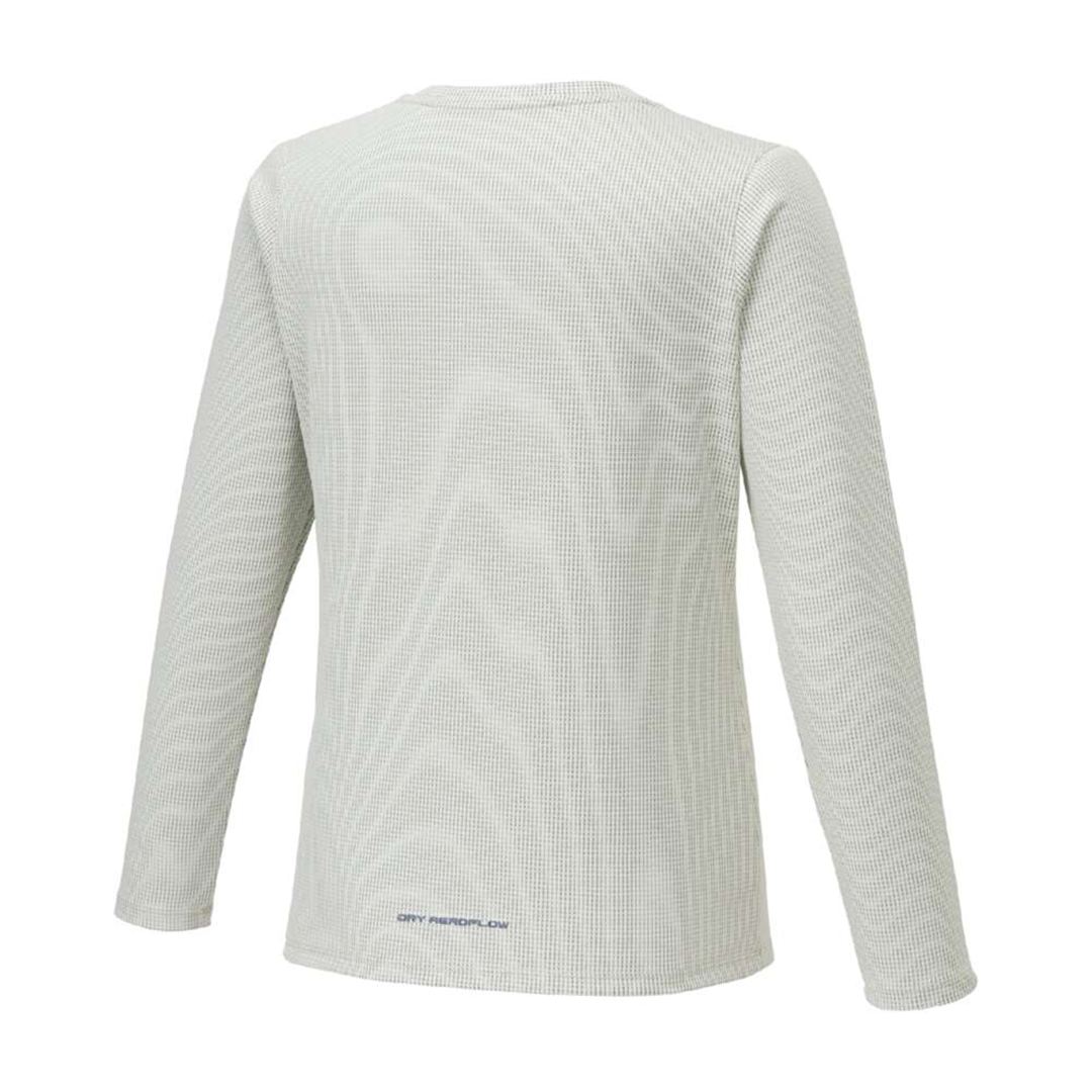 【汗処理／通気】ドライエアロフローTシャツ(長袖) オフホワイト S