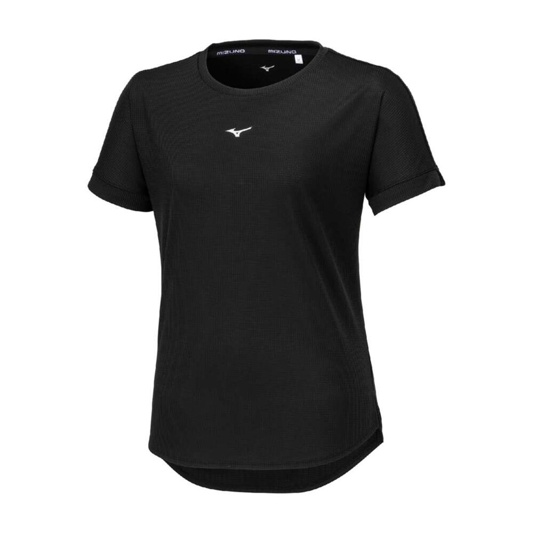 【汗処理／通気】ドライエアロフローTシャツ ブラック S