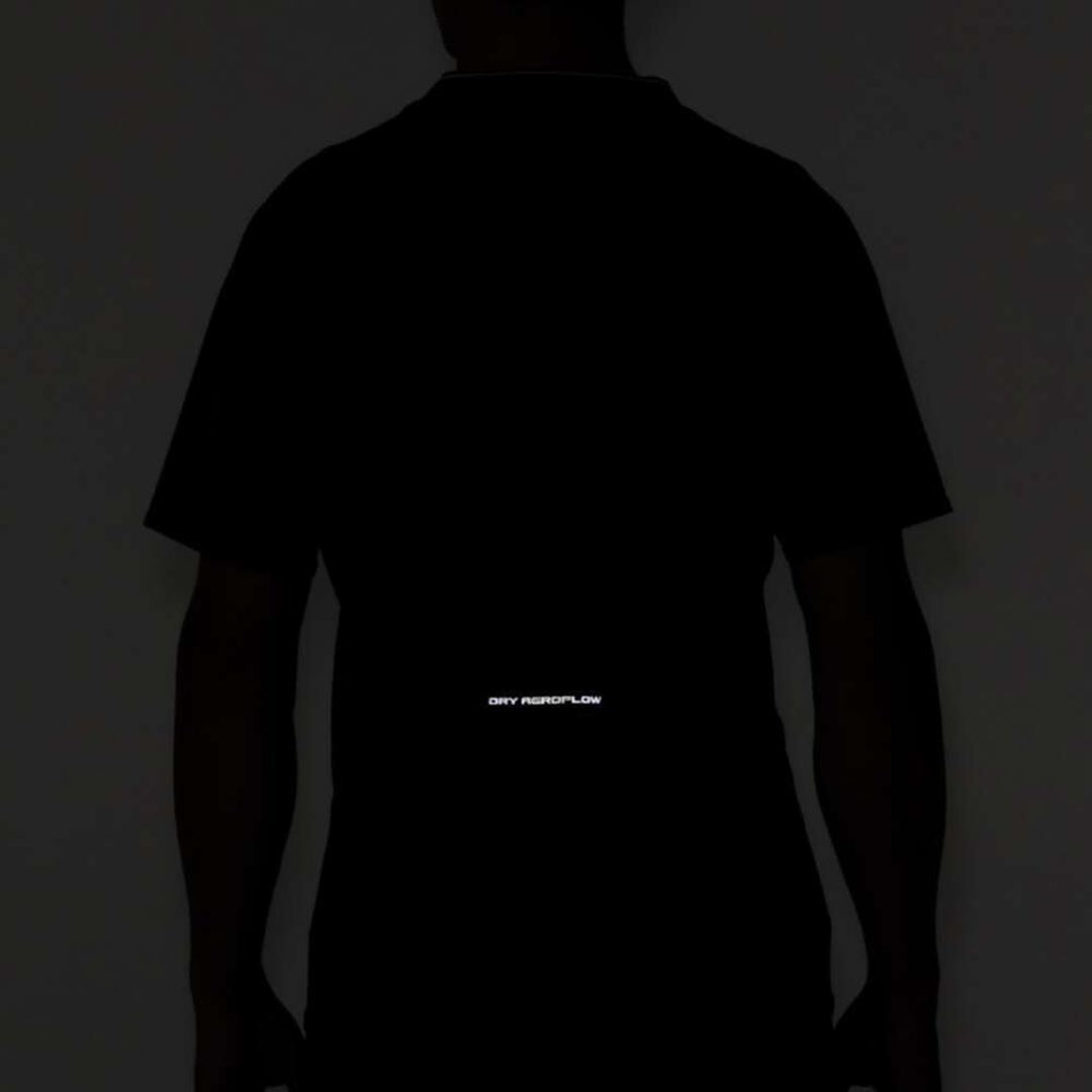 【汗処理／通気】ドライエアロフローラピッドTシャツ インディゴ XS