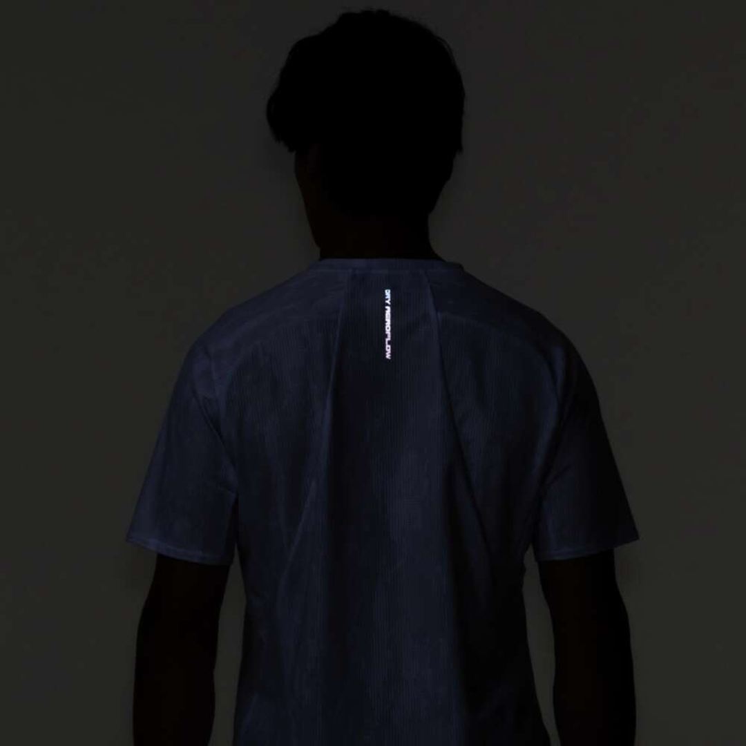 【汗処理／通気】ドライエアロフローTシャツ ホワイト S