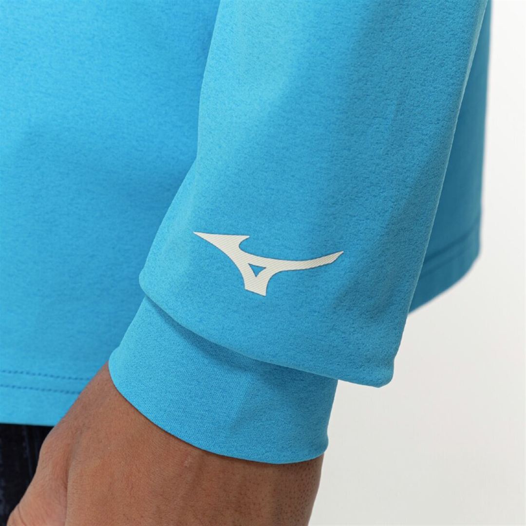 ソフトドライTシャツ(長袖) ブルー XL