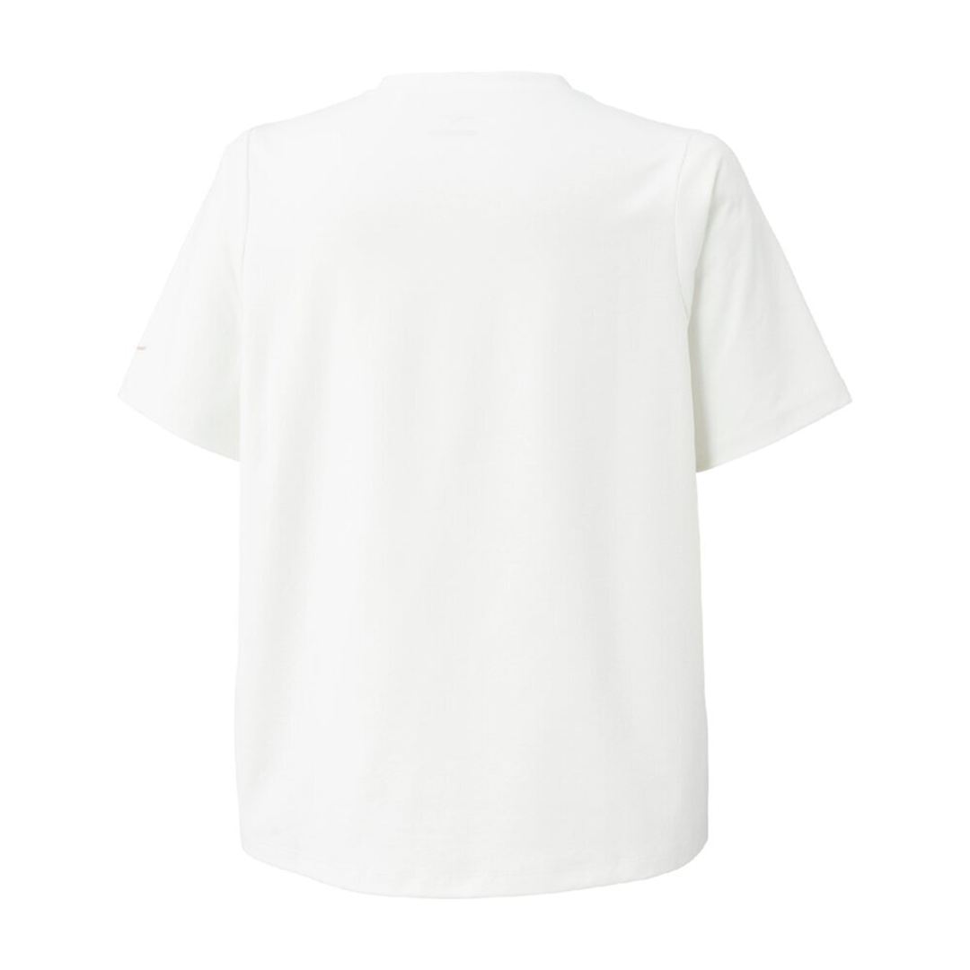 ソフトドライグラフィックTシャツ(ワイドシルエット) スノーホワイト S