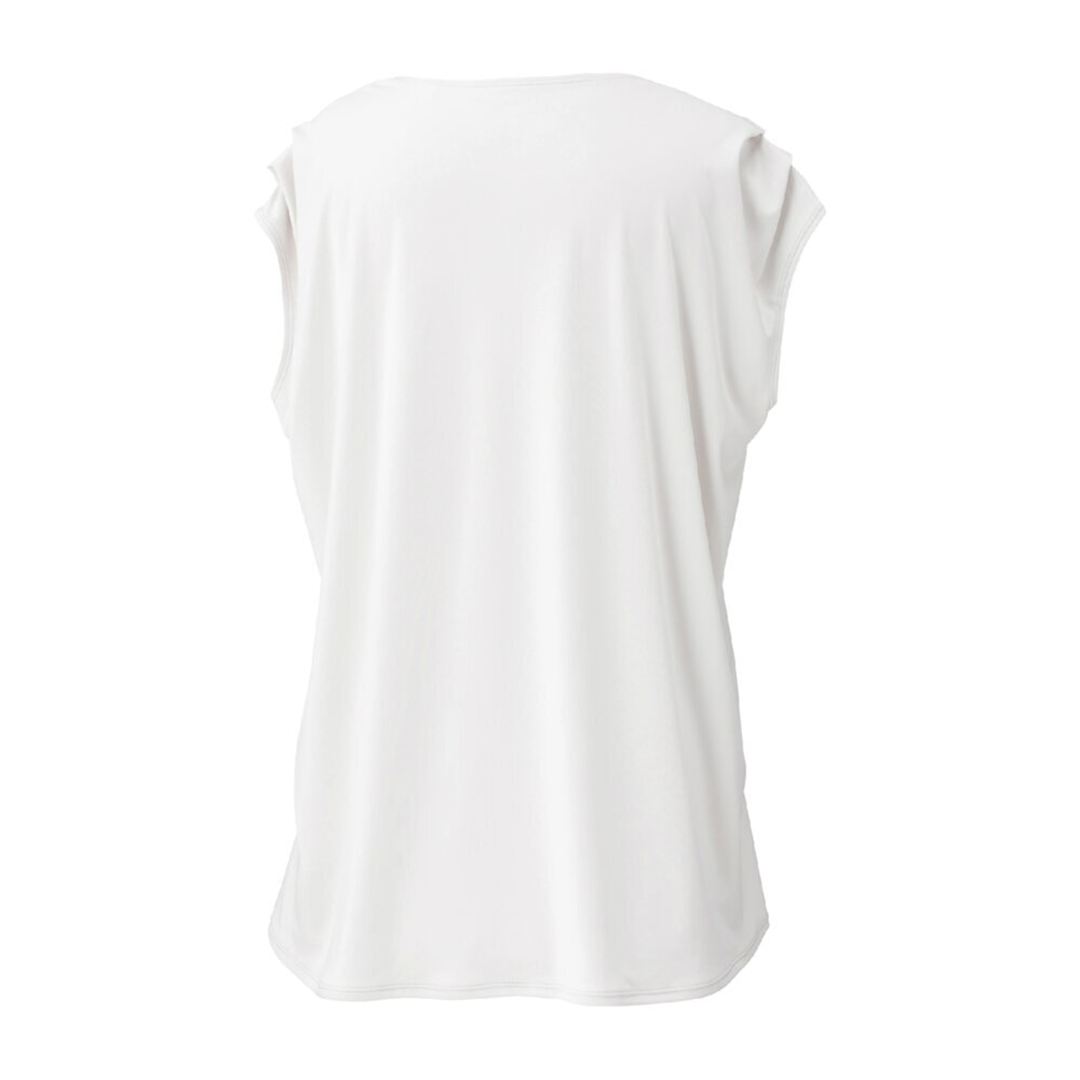 ストレッチスムースフレンチスリーブTシャツ ホワイトサンド S