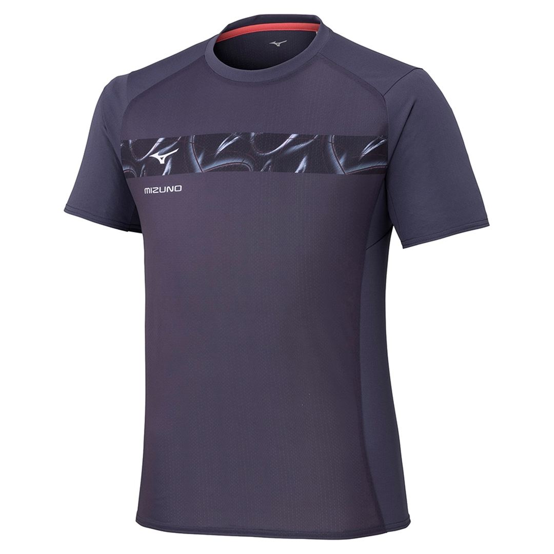 【汗処理／通気／軽量】ドライエアロフローライトTシャツ ライトネイビー XL