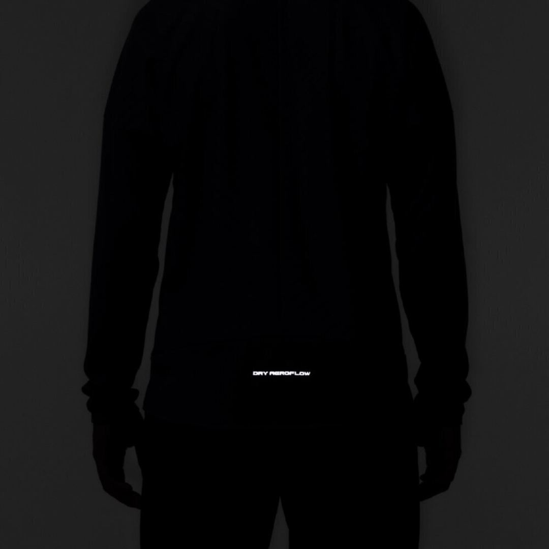 【汗処理／通気】ドライエアロフローTシャツ(長袖) グラナイトグレー XL