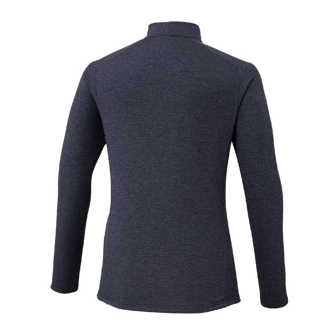 ストレッチフリースハイネックTシャツ(長袖) オデッセイグレー杢 XL