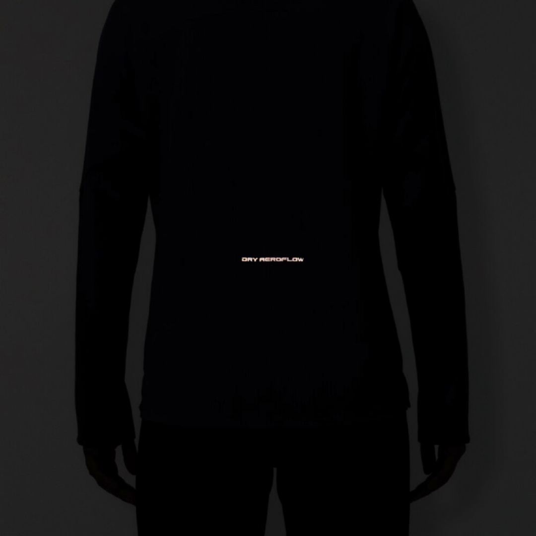 【汗処理／通気】ドライエアロフローTシャツ(長袖) グラナイトグレー L