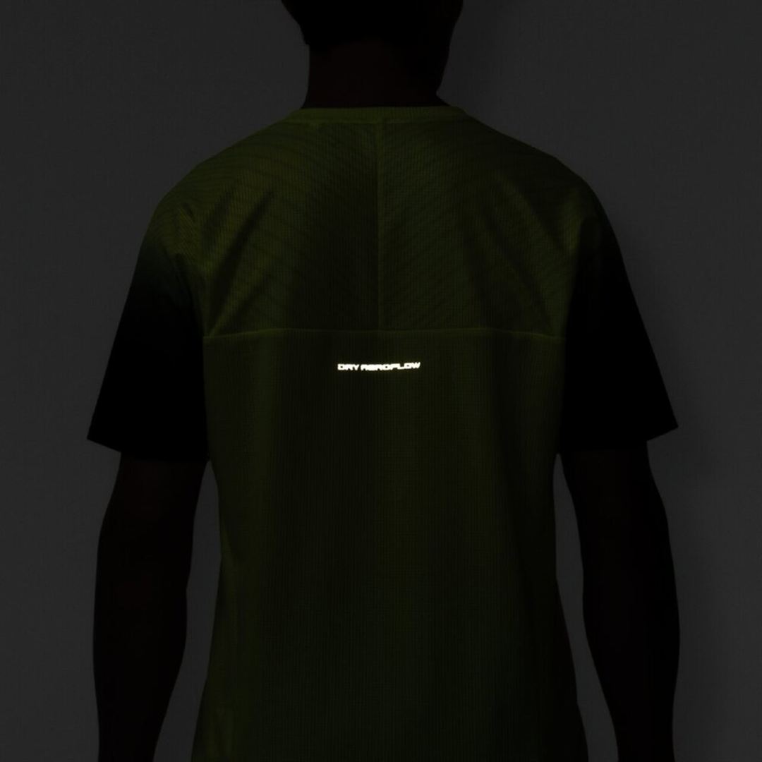 【汗処理／通気】ドライエアロフローTシャツ フォーチューンイエロー M