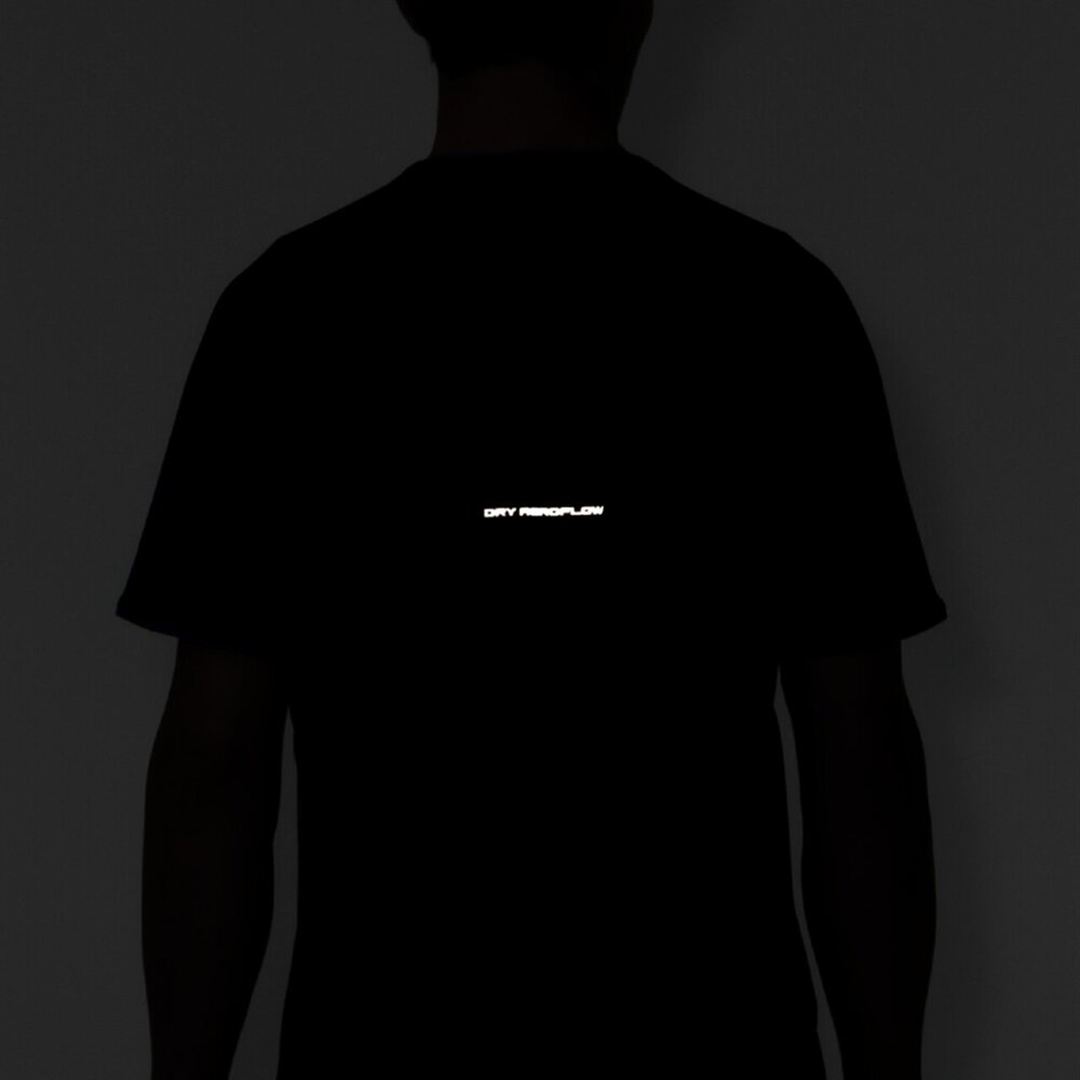 【汗処理／通気】ドライエアロフローTシャツ ブラック XL