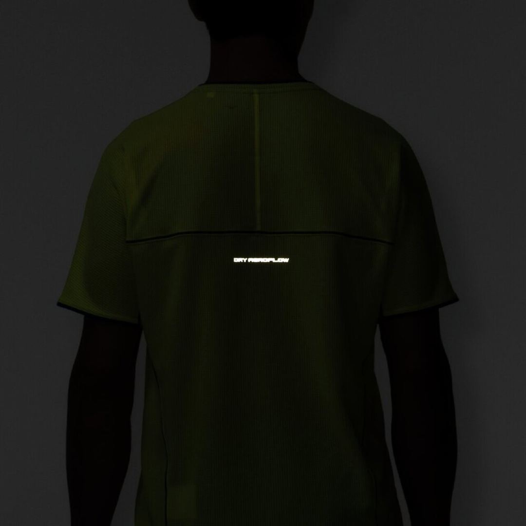【汗処理／通気】ドライエアロフローTシャツ フォーチューンイエロー XL