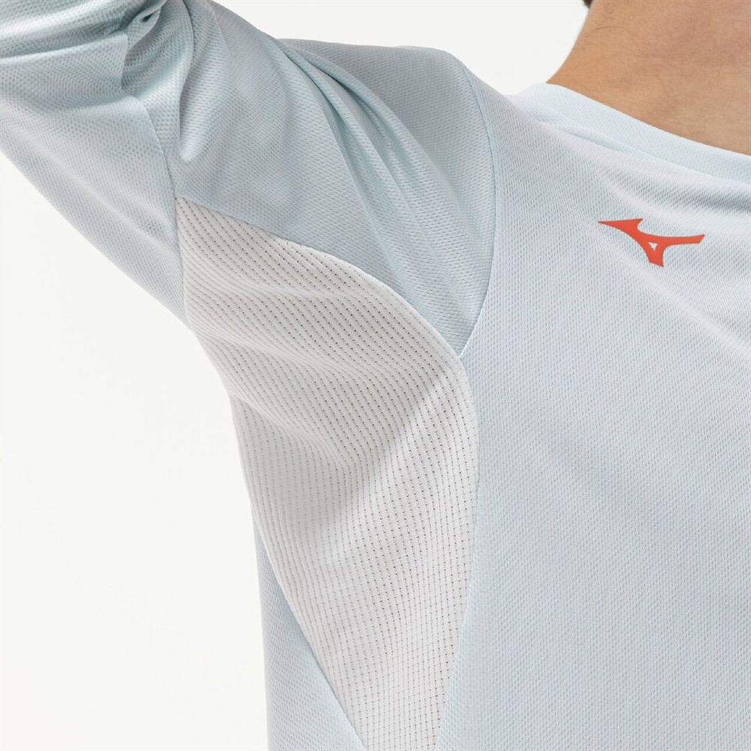 ドライハイブリッドTシャツ(長袖) アークティックアイス XL