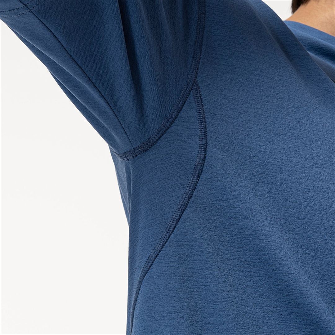 ストレッチソフトドライTシャツ ステラーブルー XL