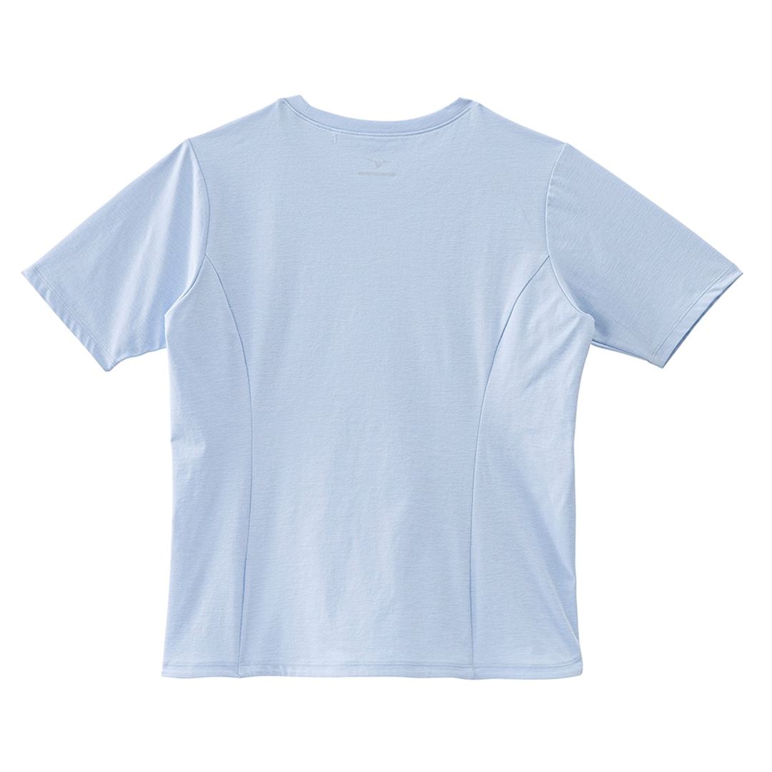 ストレッチソフトドライTシャツ ペールブルー XL
