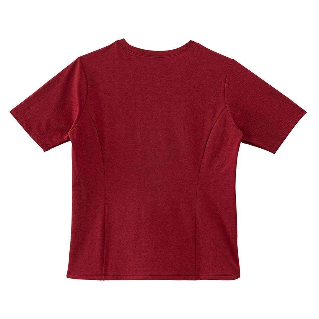 ストレッチソフトドライTシャツ ルバーブレッド XL