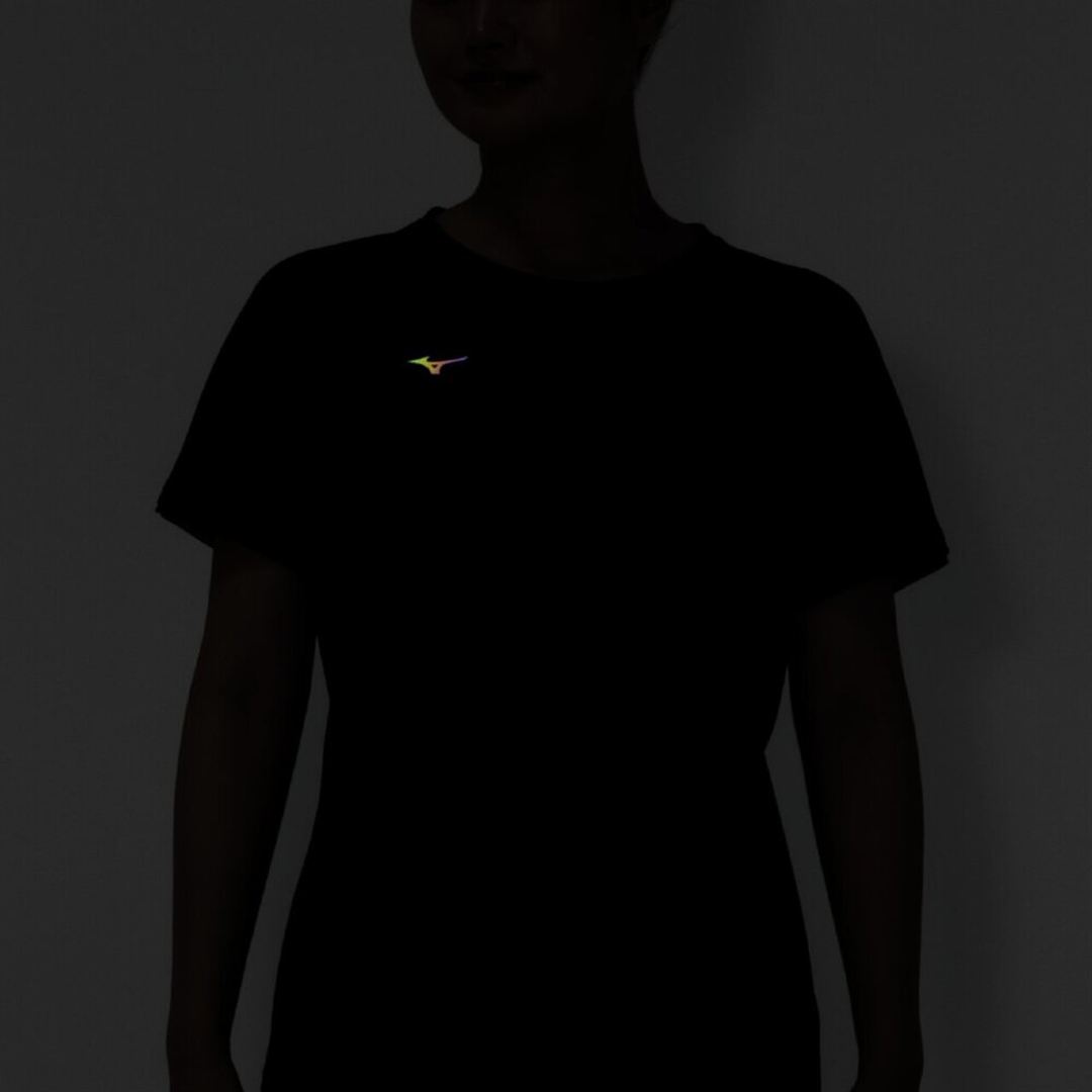 【汗処理／通気】ドライエアロフローTシャツ ブラック S