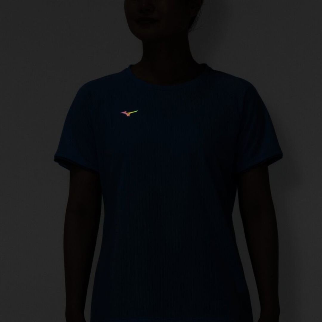 【汗処理／通気】ドライエアロフローTシャツ ヴィスタブルー XL