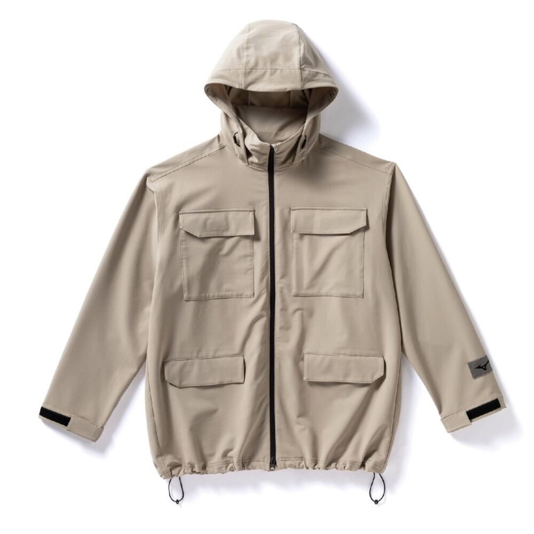 ルーズフィットストレッチジャケット ヴィンテージカーキ XL