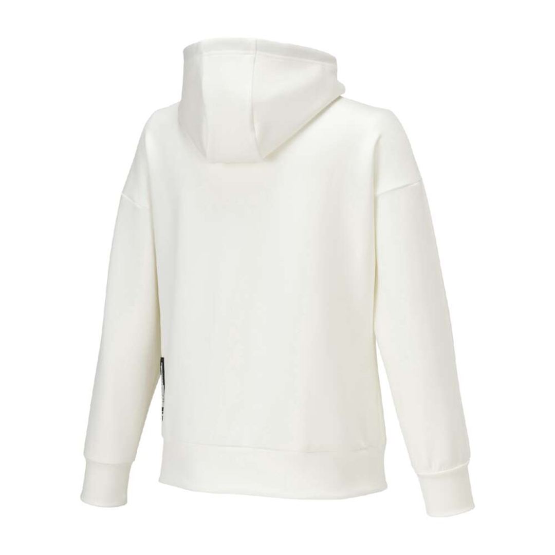 MCライン ストレッチスウェットプルオーバーフーディ スノーホワイト杢 M