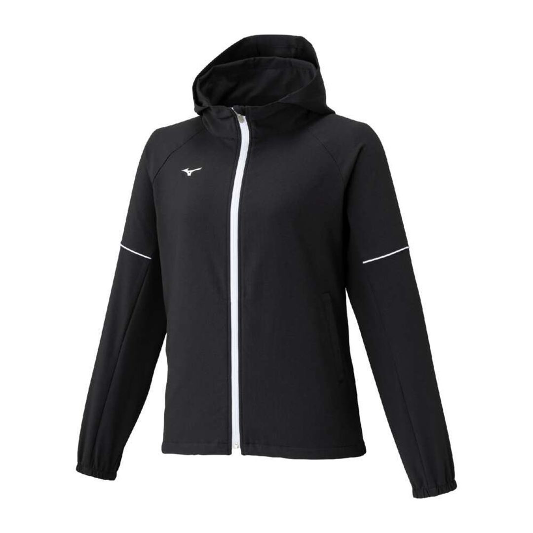 ストレッチクロスフーディ ブラック XL
