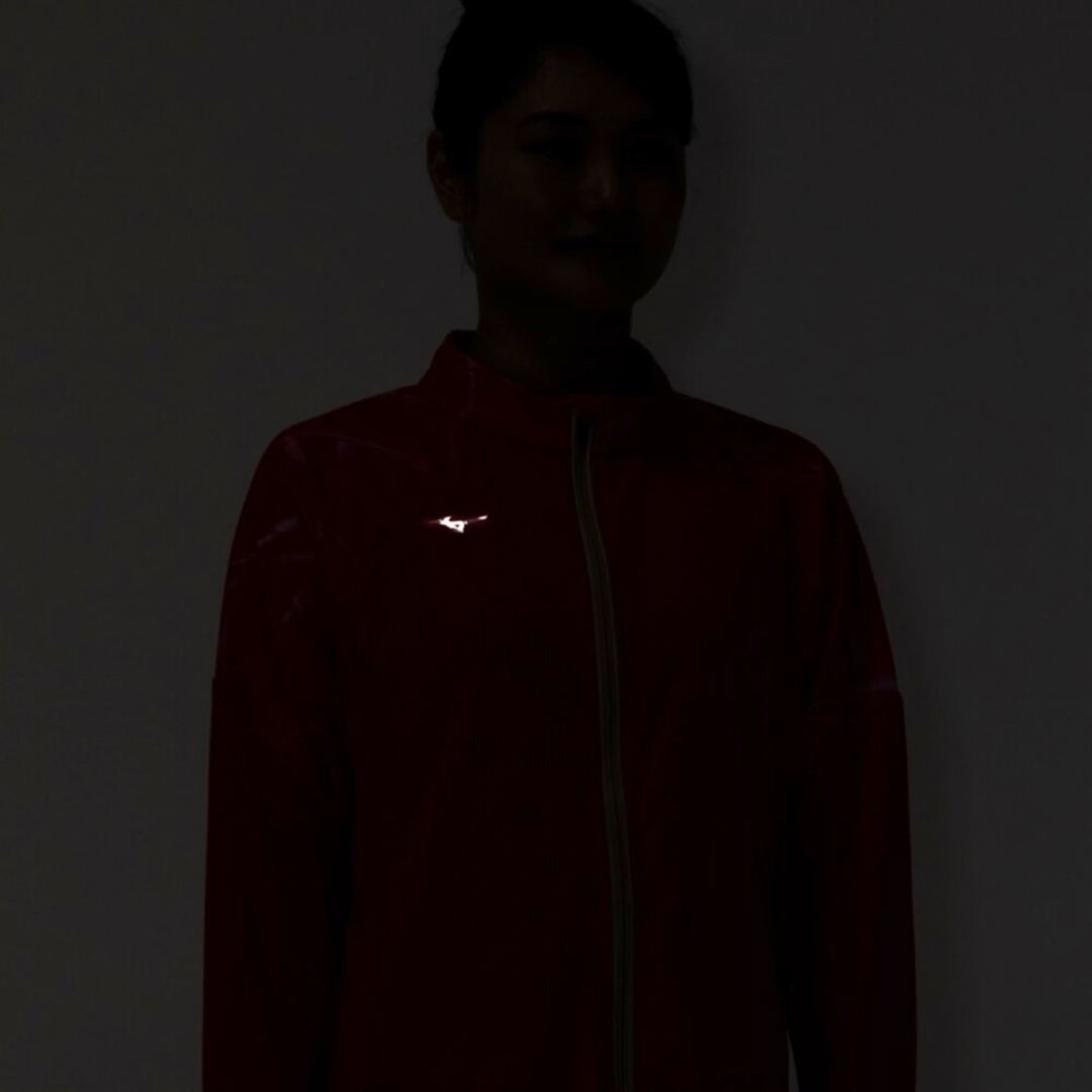 【汗処理／通気】ドライエアロフロージャケット カリプソピンク XL