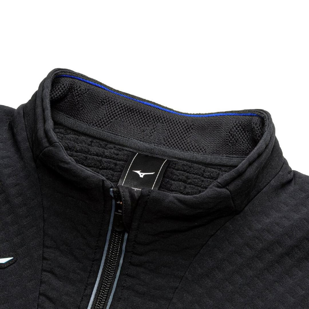 【ストレッチ／防風】テックシールドハイブリッドジャケット ブラック XL