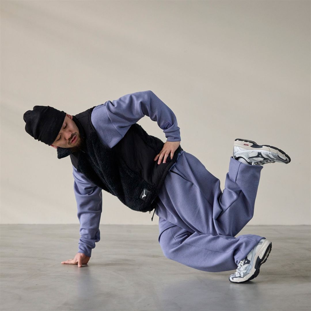 ルーズフィットスウェットパンツ グラナイトグレー杢 XS