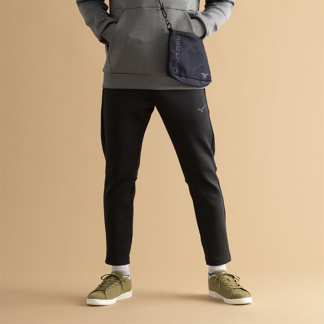 ストレッチスウェットスリムパンツ ブラック 3XL