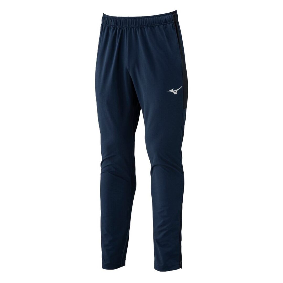 ライトストレッチニットパンツ ドレスネイビー×ブラック XS