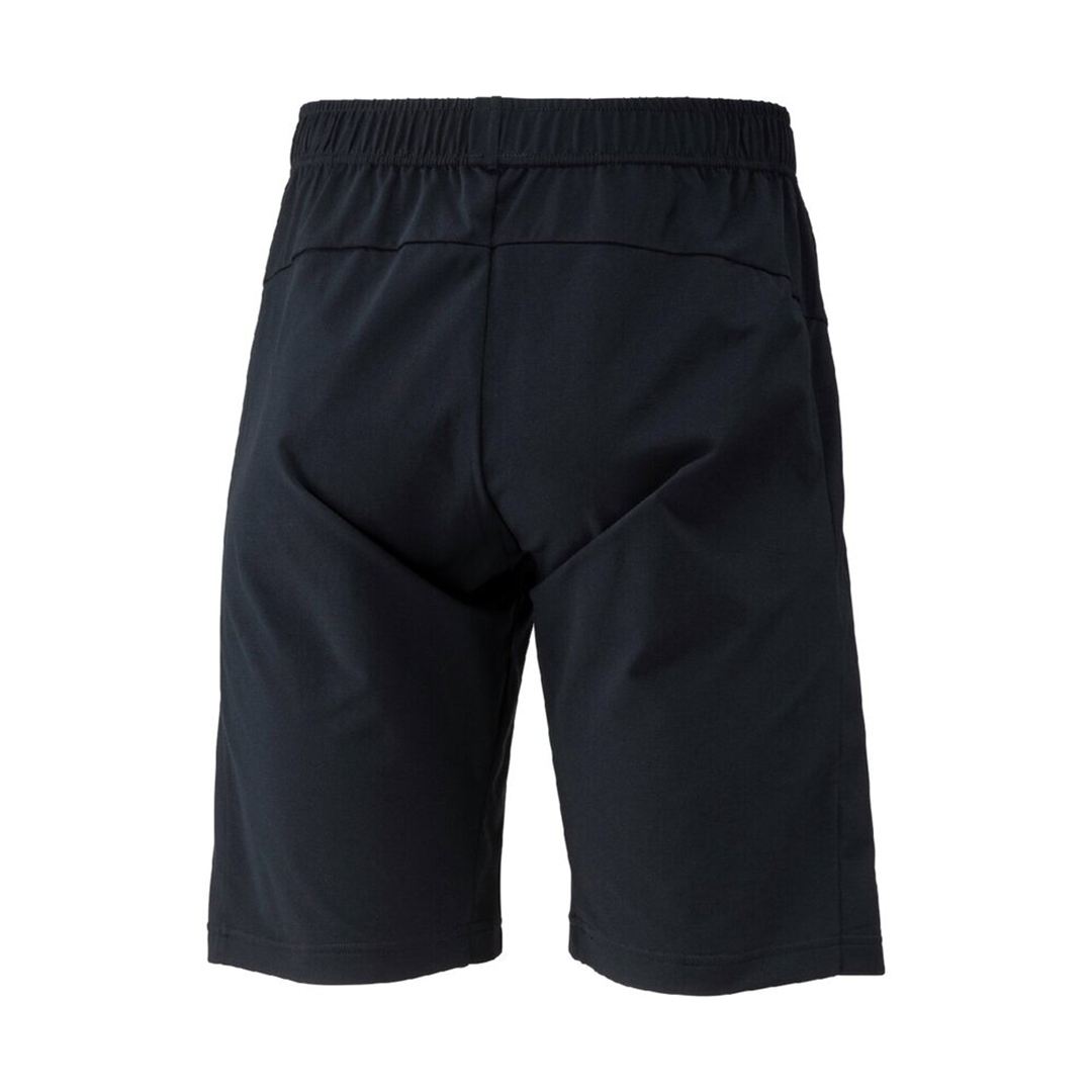 ライトストレッチニットハーフパンツ ブラック×ブラック 150