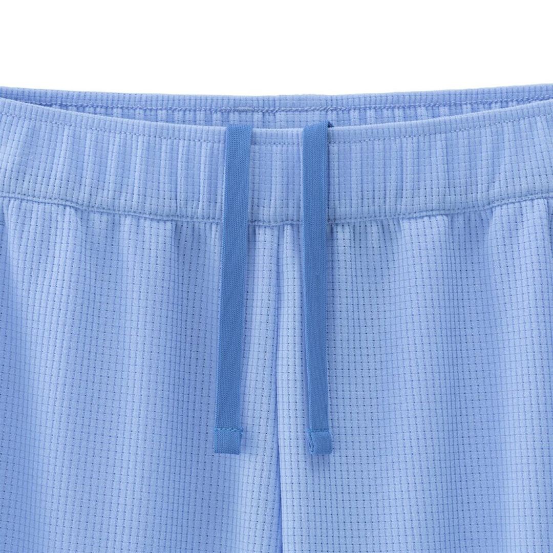 【汗処理／通気】ドライエアロフロークロップドパンツ ヴィスタブルー S