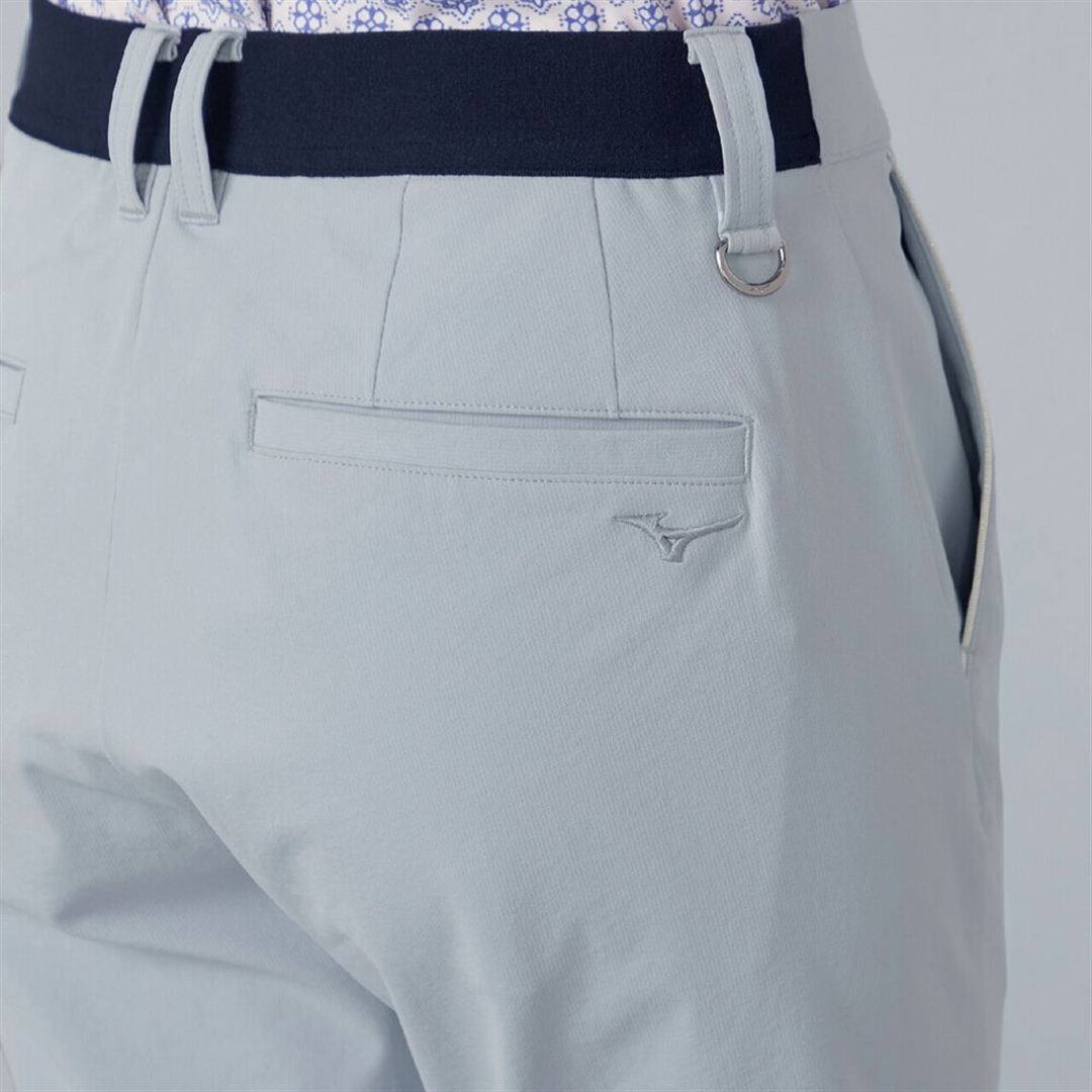 【MGFコレクション】ストレッチピケロングパンツ ブルーグレー S