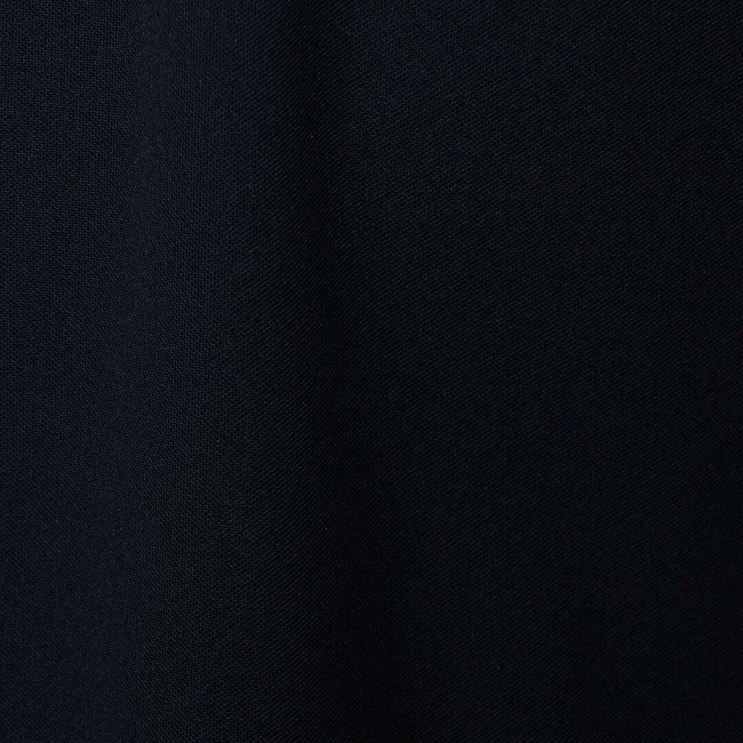 ロングスリーブハーフジップシャツ ブラック XL