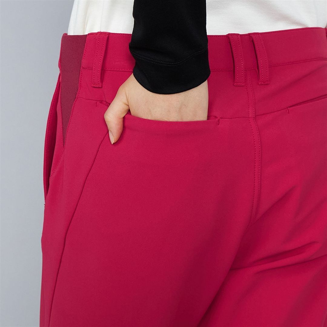 ダブルウィーブストレッチパンツ ワイン XL