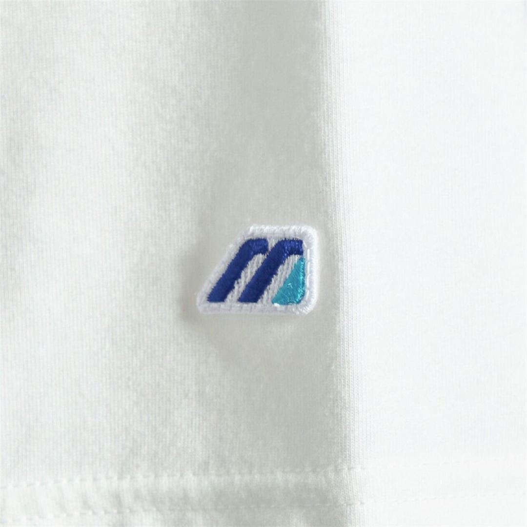 【ミズノ直営限定】モノグラムM5分袖Tシャツ ホワイト S