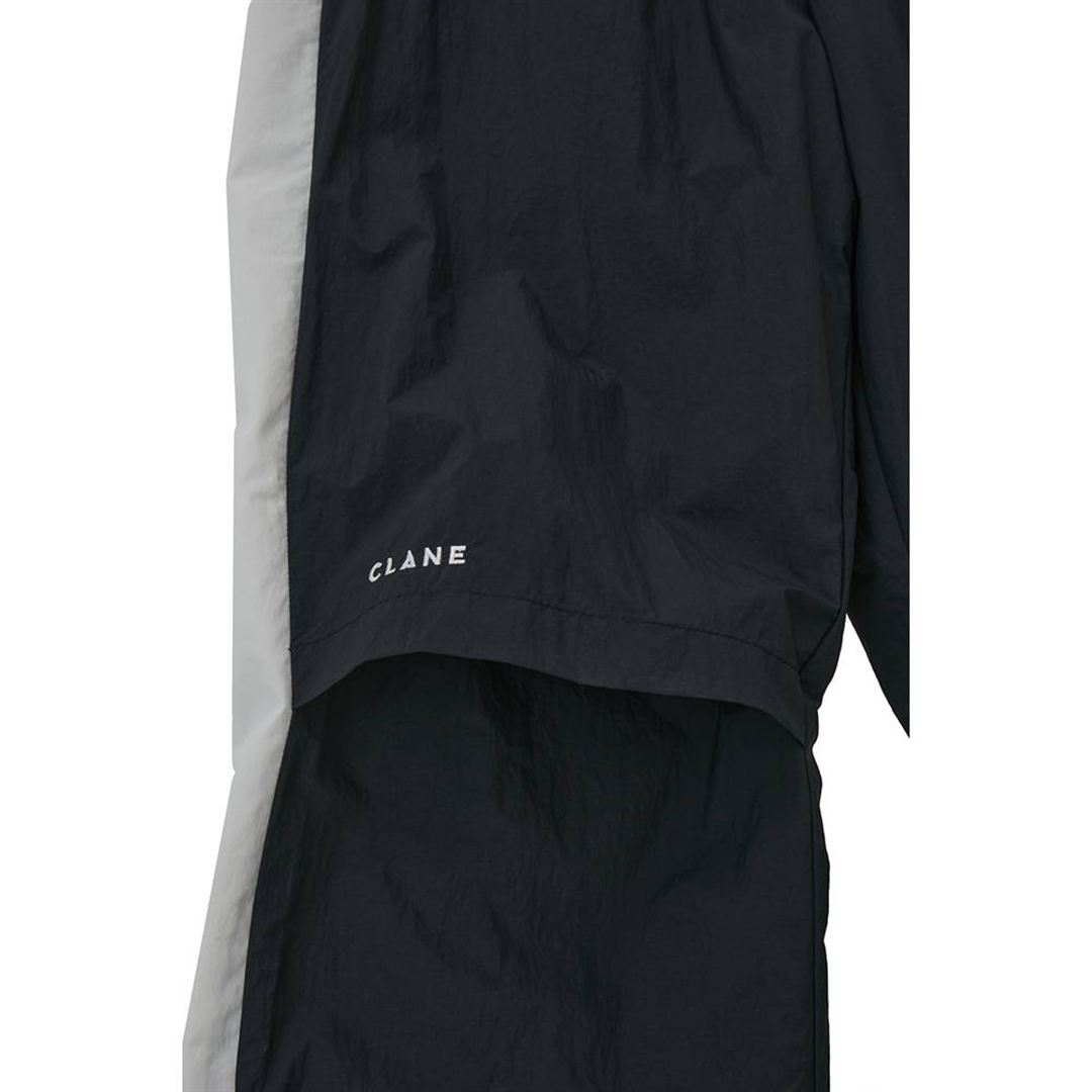 【CLANE】WATER REPELLENT TRACK PANTS ブラック 1