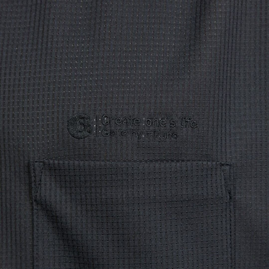 【汗処理／通気】ドライエアロフローポケットTシャツ ブラック M