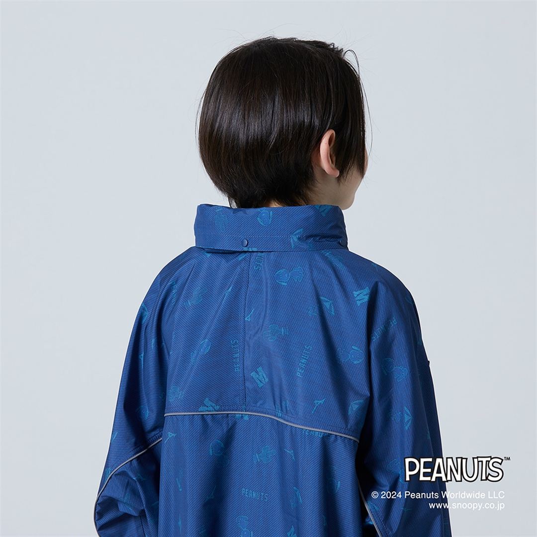 【PEANUTS】Compactウォーターリパレントコート ダークブルー JF