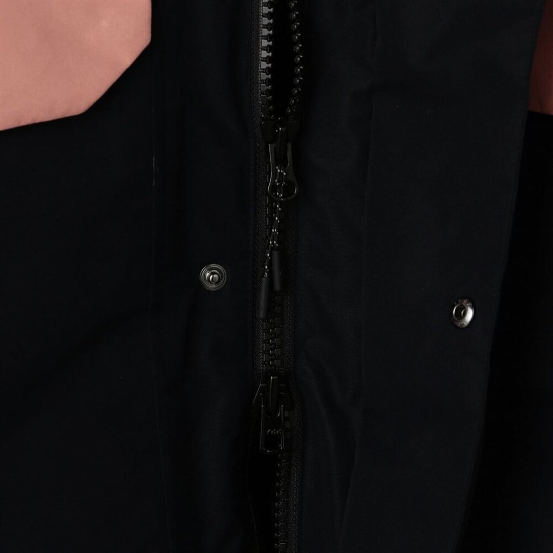 【吸湿発熱】WINDSTOPPER イエローナイフダウンジャケット ブラック×カメオブラウン 2XL