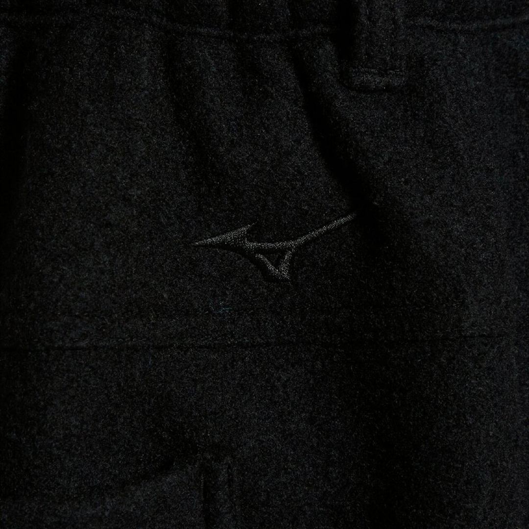 【吸湿発熱】ブレスサーモコンプレッションウールニットパンツ ブラック M