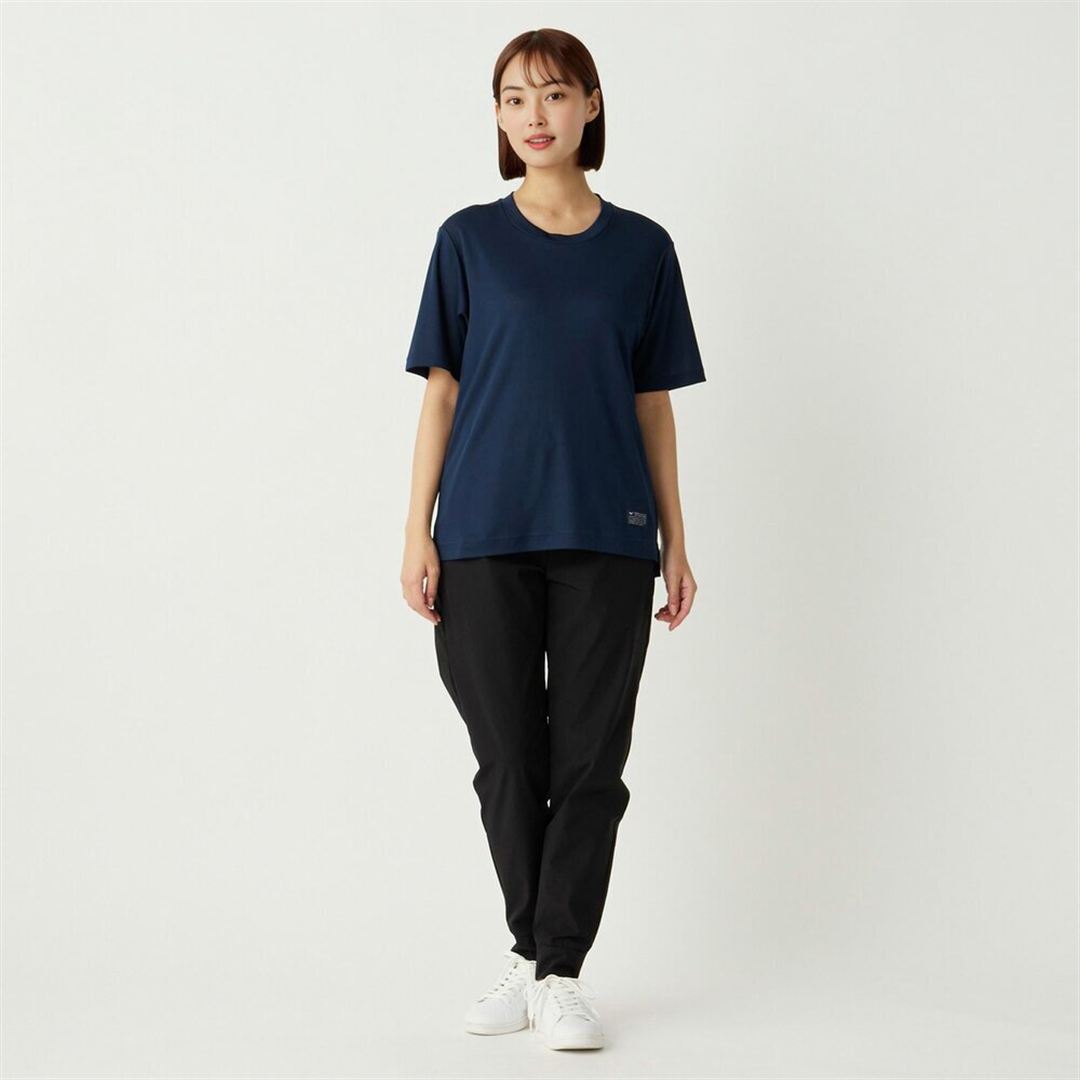 【ミズノ直営限定／接触冷感】アイスタッチTシャツ ネイビー XL