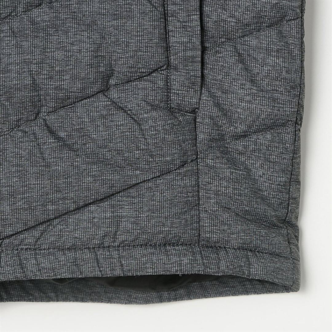 【吸湿発熱】ブレスサーモリフレクションギア中綿ジャケット ブラック杢 L