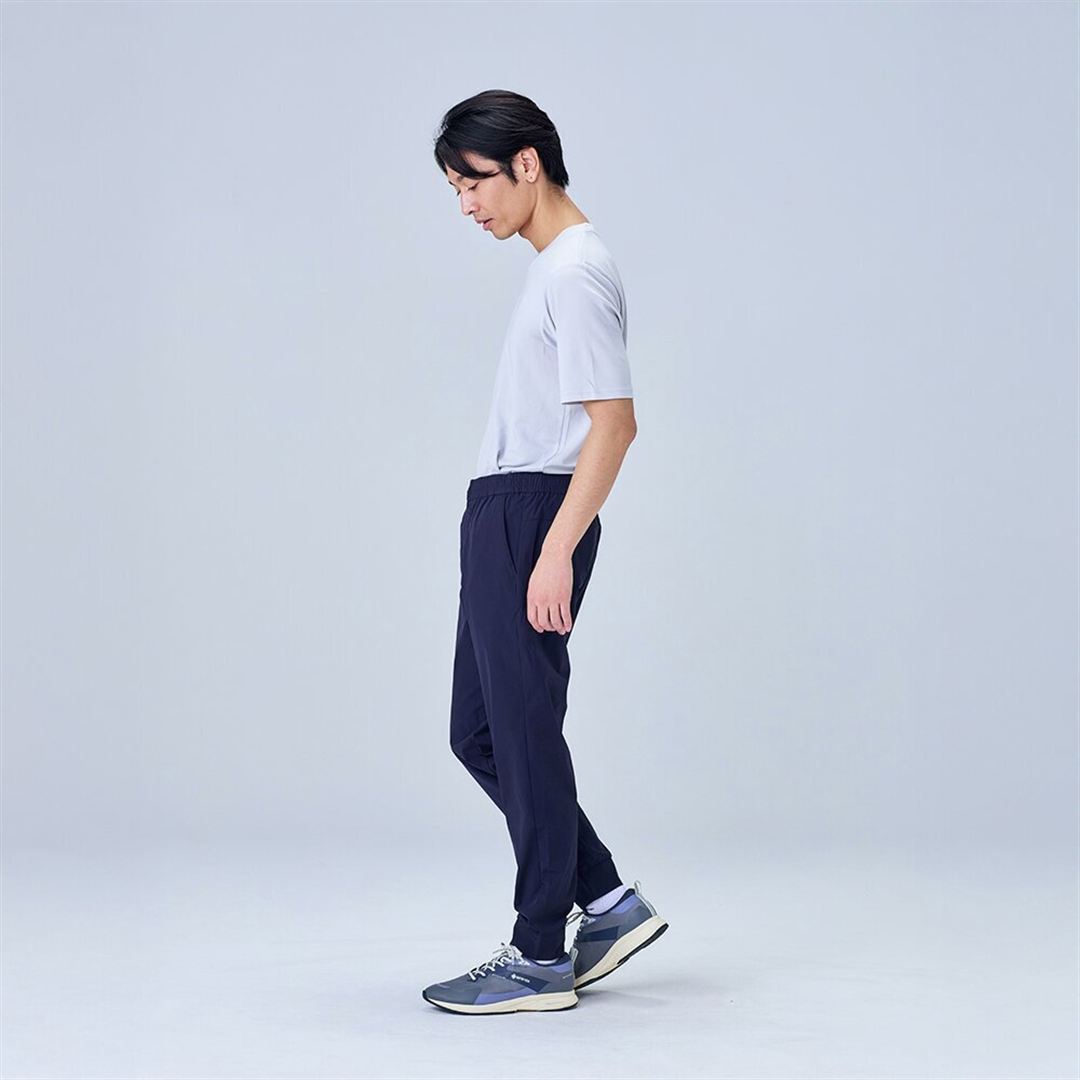 【接触冷感】アイスタッチパンツ ネイビー XL