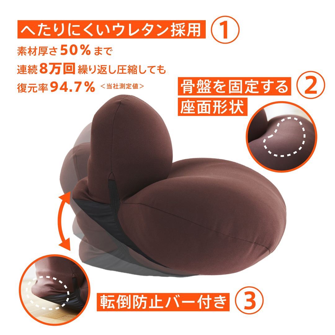腹筋プルレプラス ブラウン