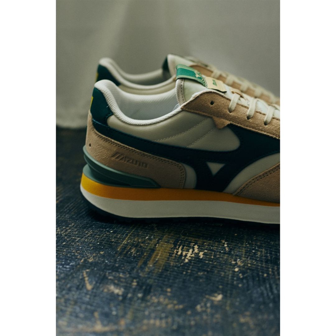 MIZUNO RB87 ライトベージュ×グリーン×オレンジ 30.0