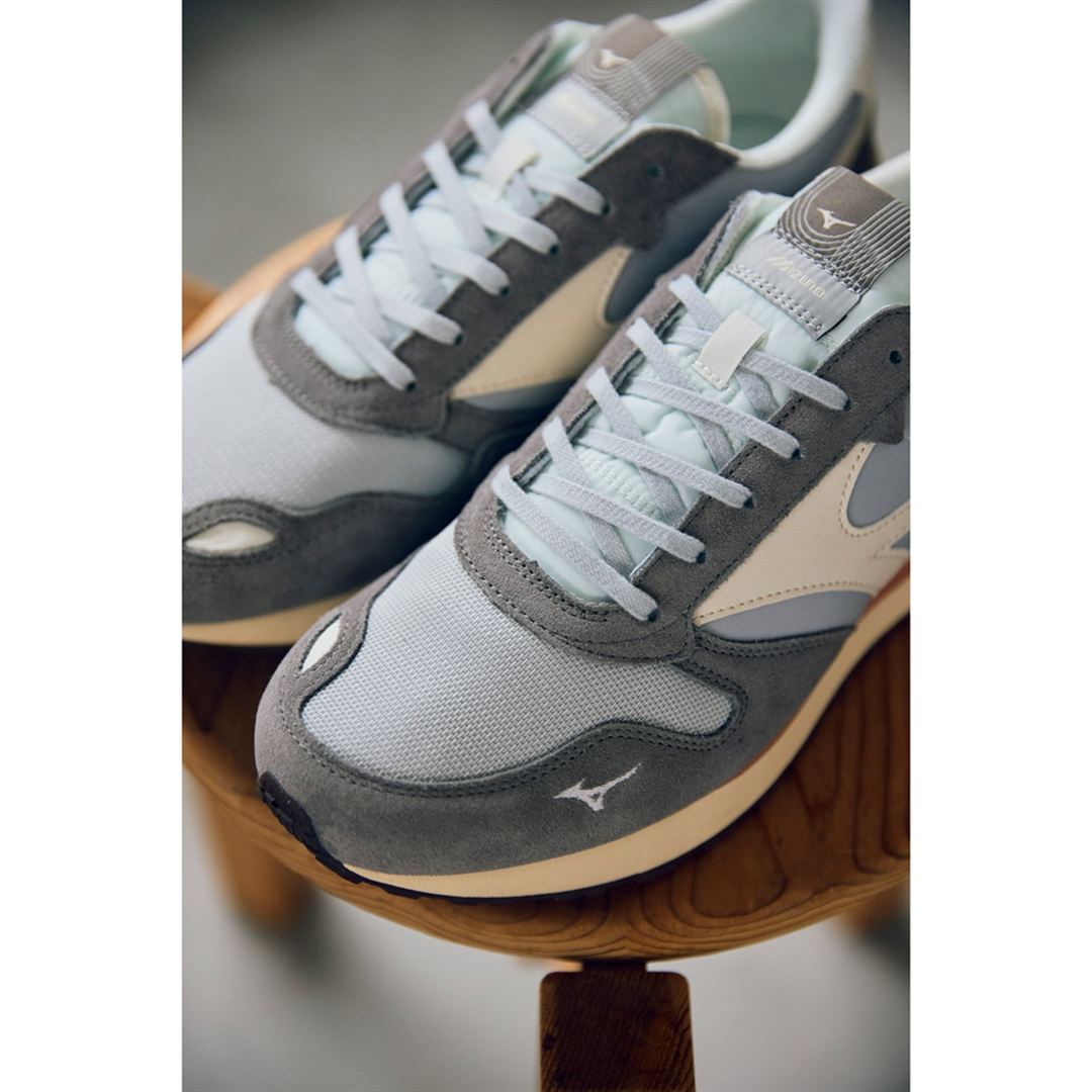 MIZUNO RB87 ライトグレー×オフホワイト×セージ 30.0